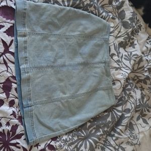 Wild fable Jean skirt